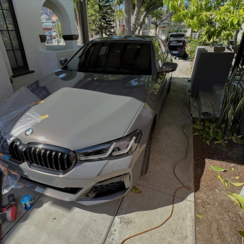 Ravoony Plus BMW Gloss Bernina Grey Car Vinyl Wrap review 