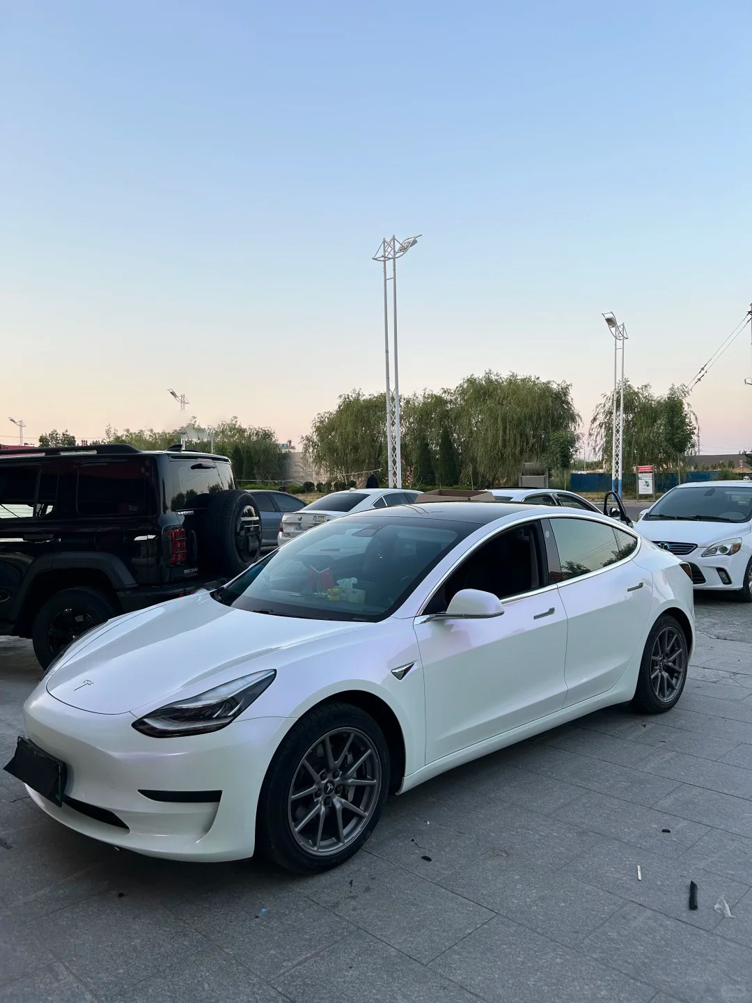 Ravoony Plus PET Glossy White to Purple Vinyl Car Wrap review Ryan Kim