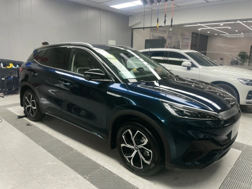 Ravoony Basic Gloss Diamond Black Fantasy Blue Car Vinyl Wrap review 