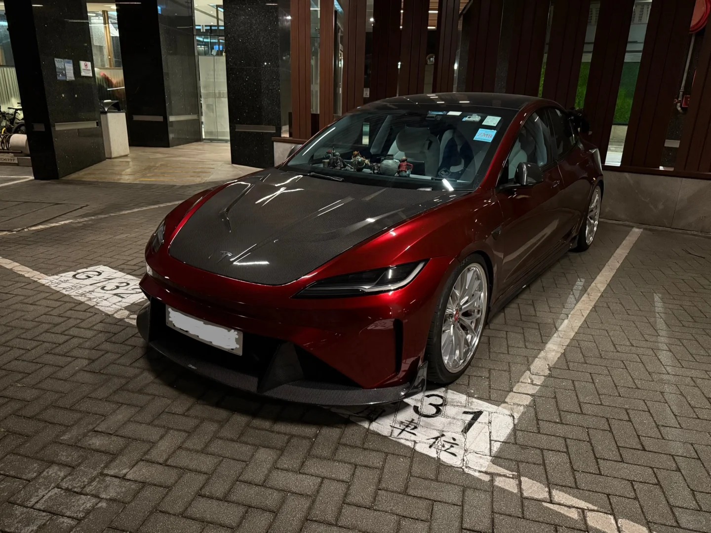 Ravoony Plus PET Liquid Metallic Dragon Blood Red Vinyl Car Wrap review Jose Duran 03