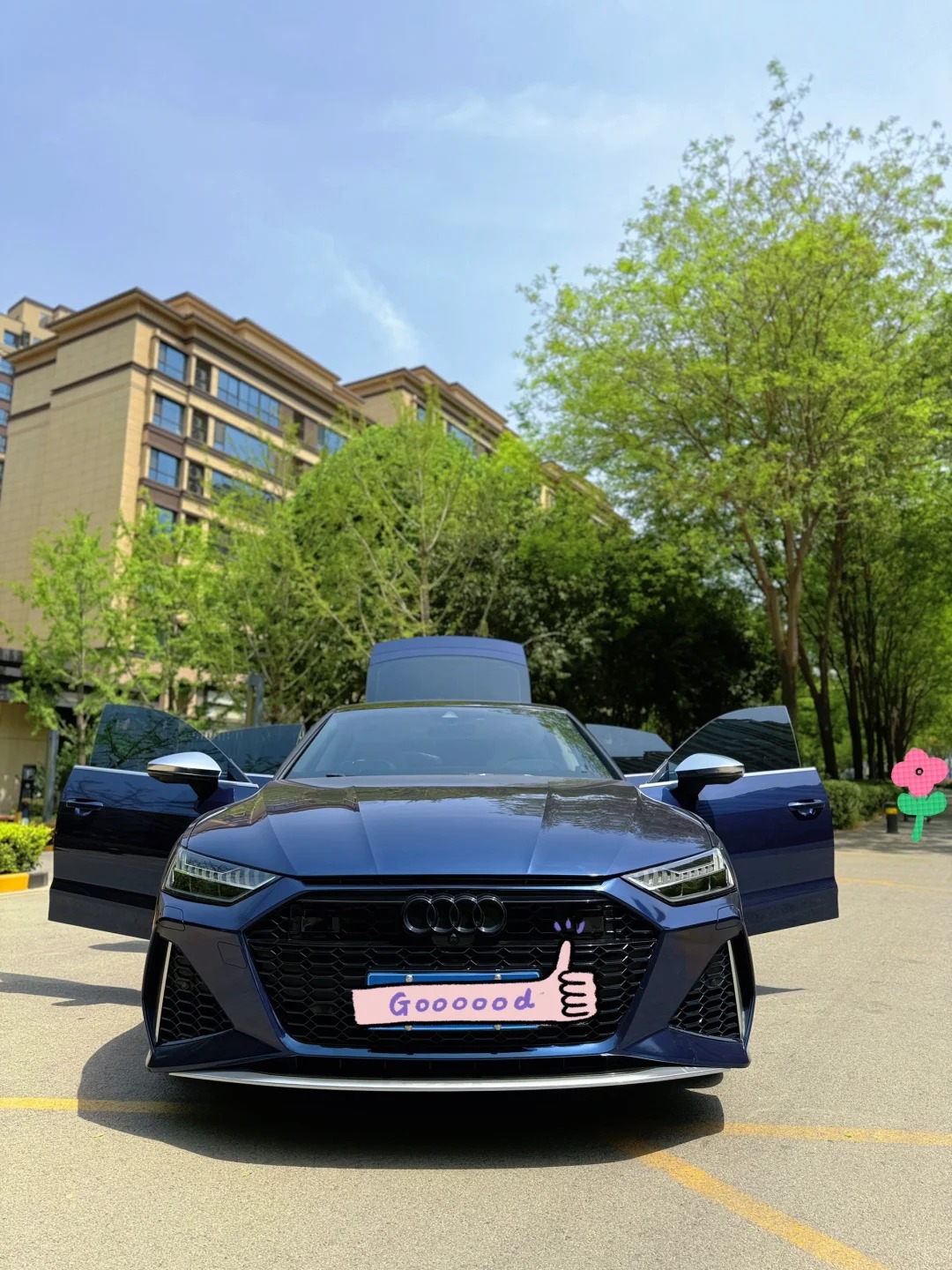 Ravoony Plus PET BMW Gloss Phytonic Blue Vinyl Car Wrap review Natalie Pow 01