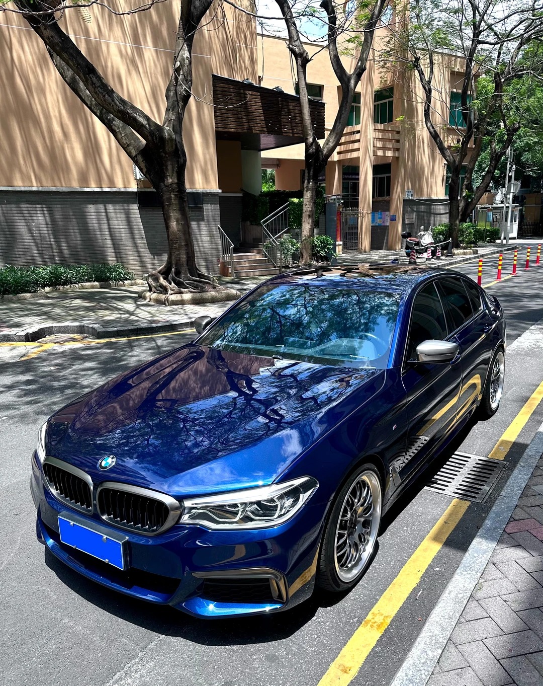 Ravoony Plus PET BMW Gloss Phytonic Blue Vinyl Car Wrap review Anya Kim 00
