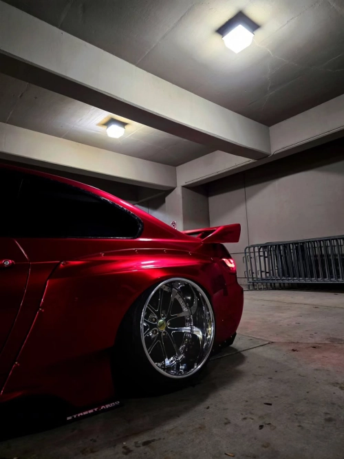 Ravoony Plus Gloss Metallic Vampire Red Vinyl Car Wrap review 