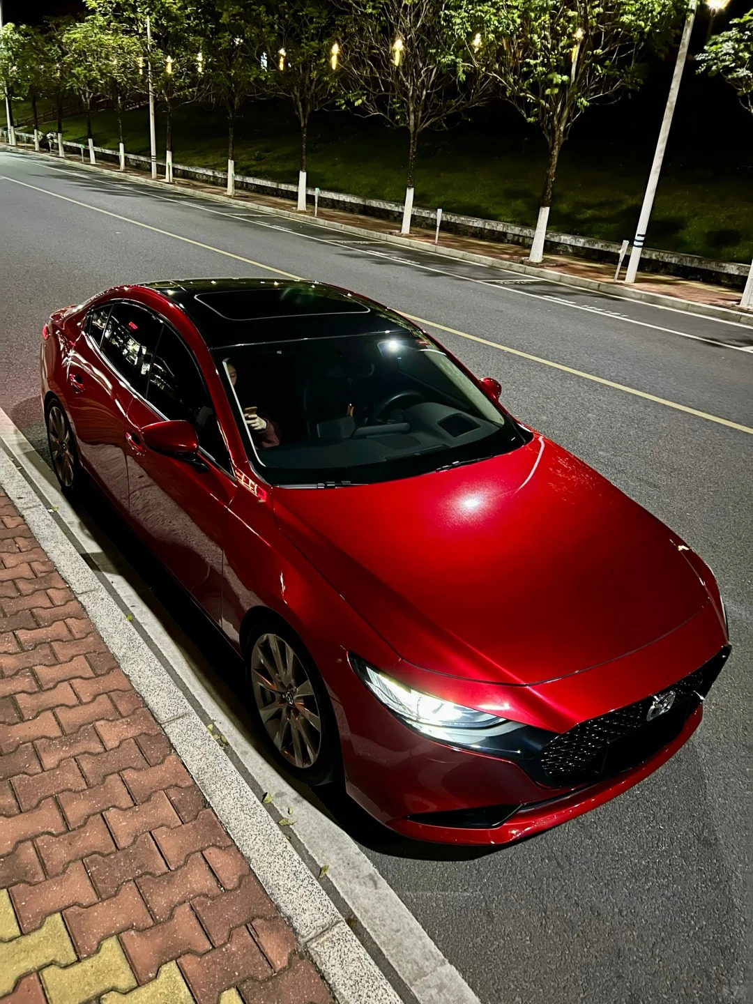 Ravoony Plus Gloss Metallic Vampire Red Vinyl Car Wrap review Christopher Mitchell 03