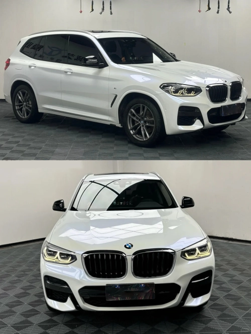 Ravoony Plus PET Glossy White to Blue Car Vinyl Wrap review 