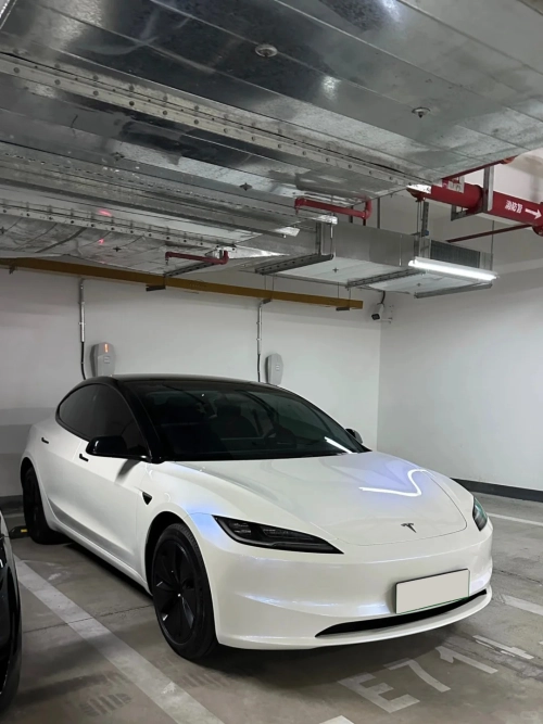 Ravoony Plus PET Glossy White to Blue Car Vinyl Wrap review 