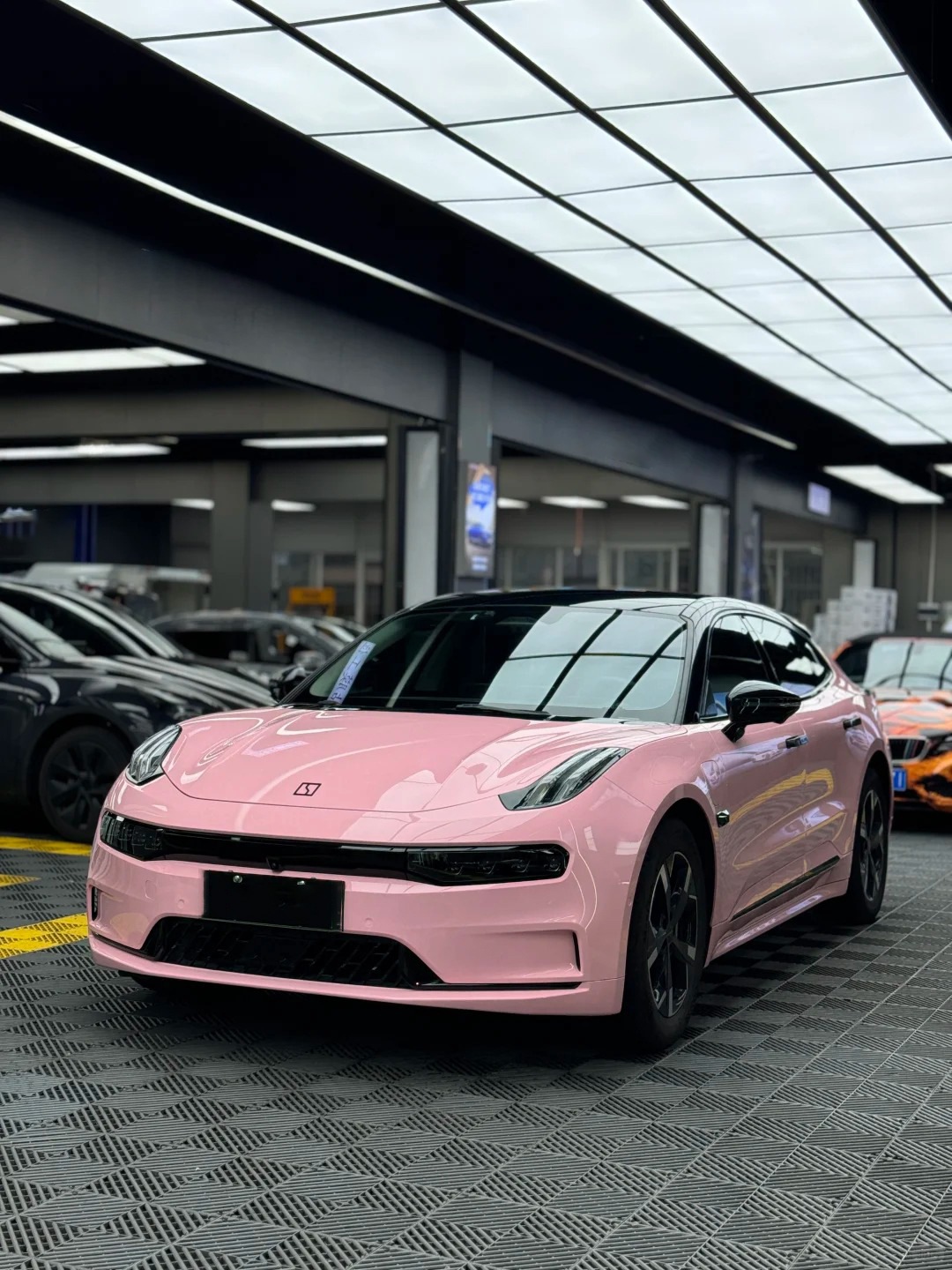 Ravoony Plus PET Gloss Crystal Peach Pink Car Vinyl Wrap review Ethan Campbell