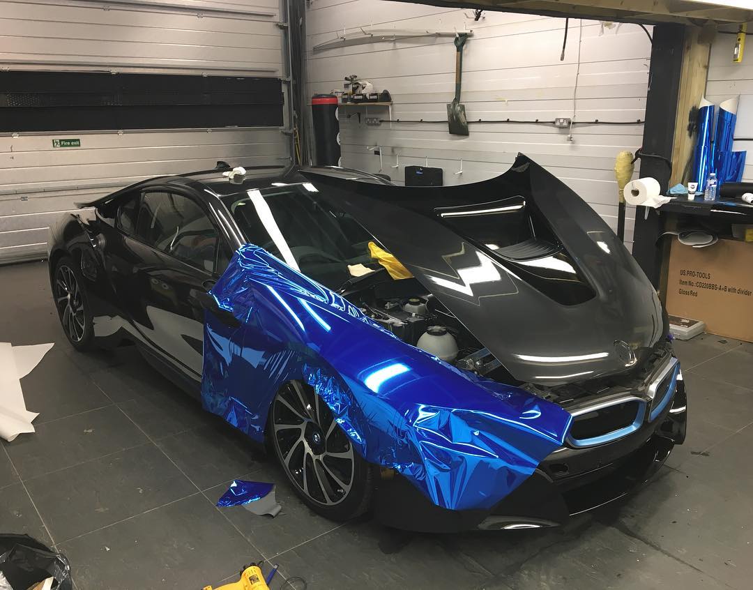 Ravoony Plus PET Glossy Chrome Blue Car Vinyl Wrap review James Morgan