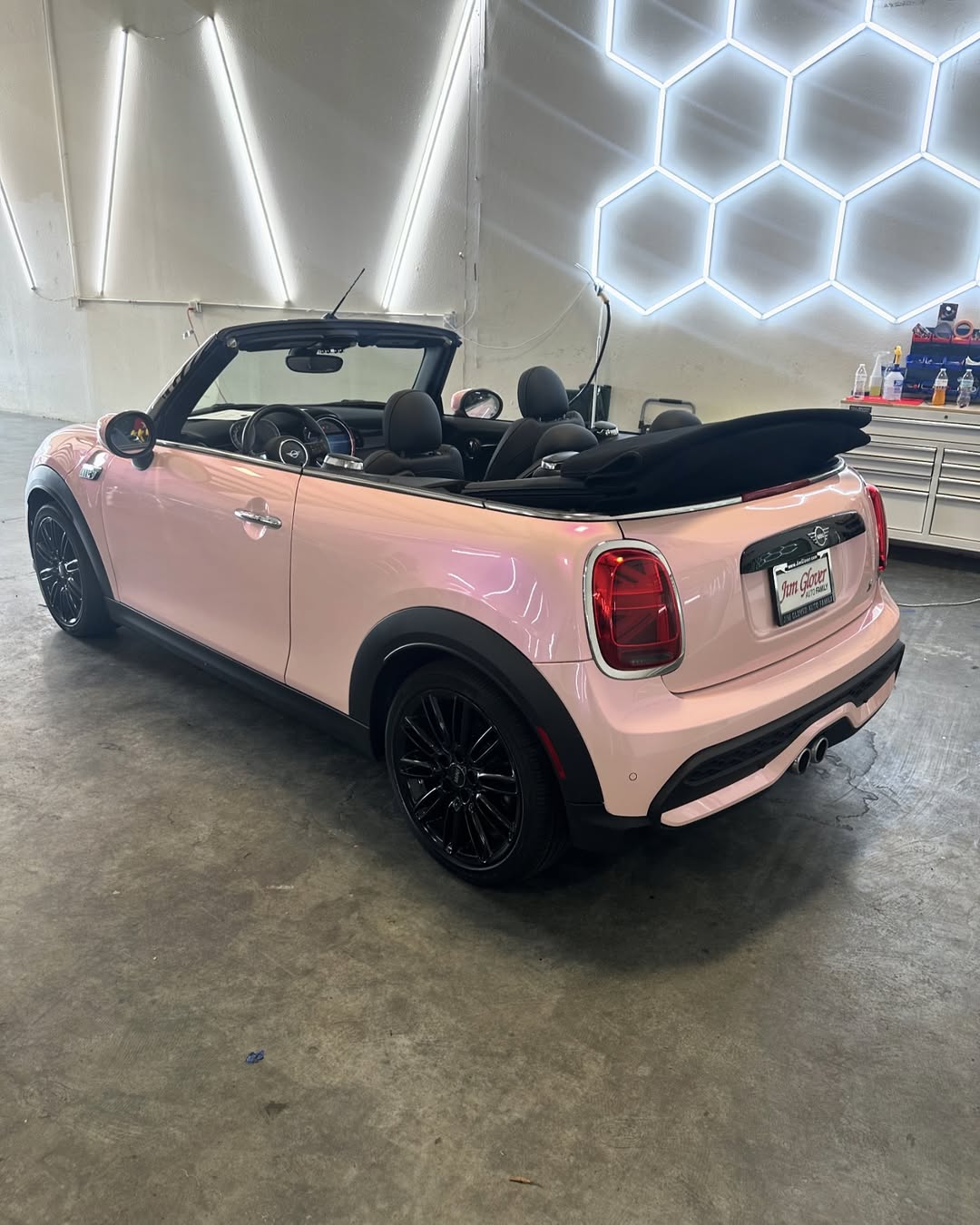 Ravoony Plus PET Twin Magic Pink Car Vinyl Wrap review Luminous Wraps Co 01