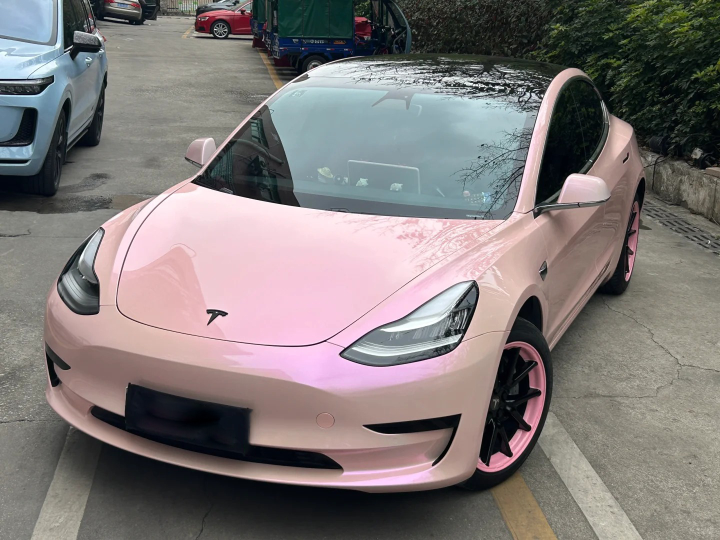 Ravoony Plus PET Twin Magic Pink Car Vinyl Wrap review Oliver Hughes