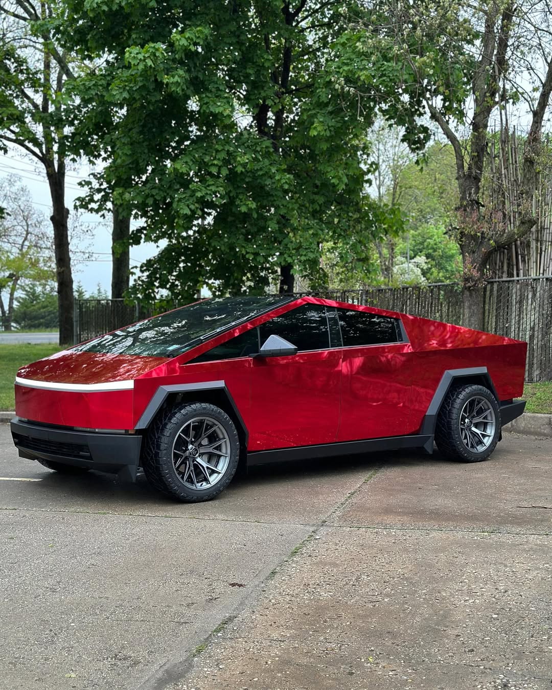 Ravoony Plus Super Gloss Chrome Red Vinyl Car Wrap review Oliver Hughes 03