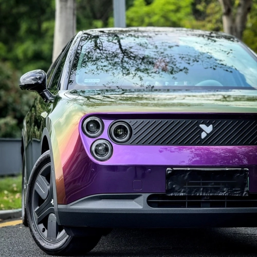 Ravoony Plus PET Gloss Magic Colored Purple Chameleon Wrap review 