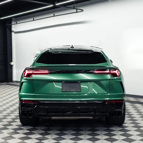 Ravoony Plus PET Metallic Paint Emerald Green Car Vinyl Wrap review 