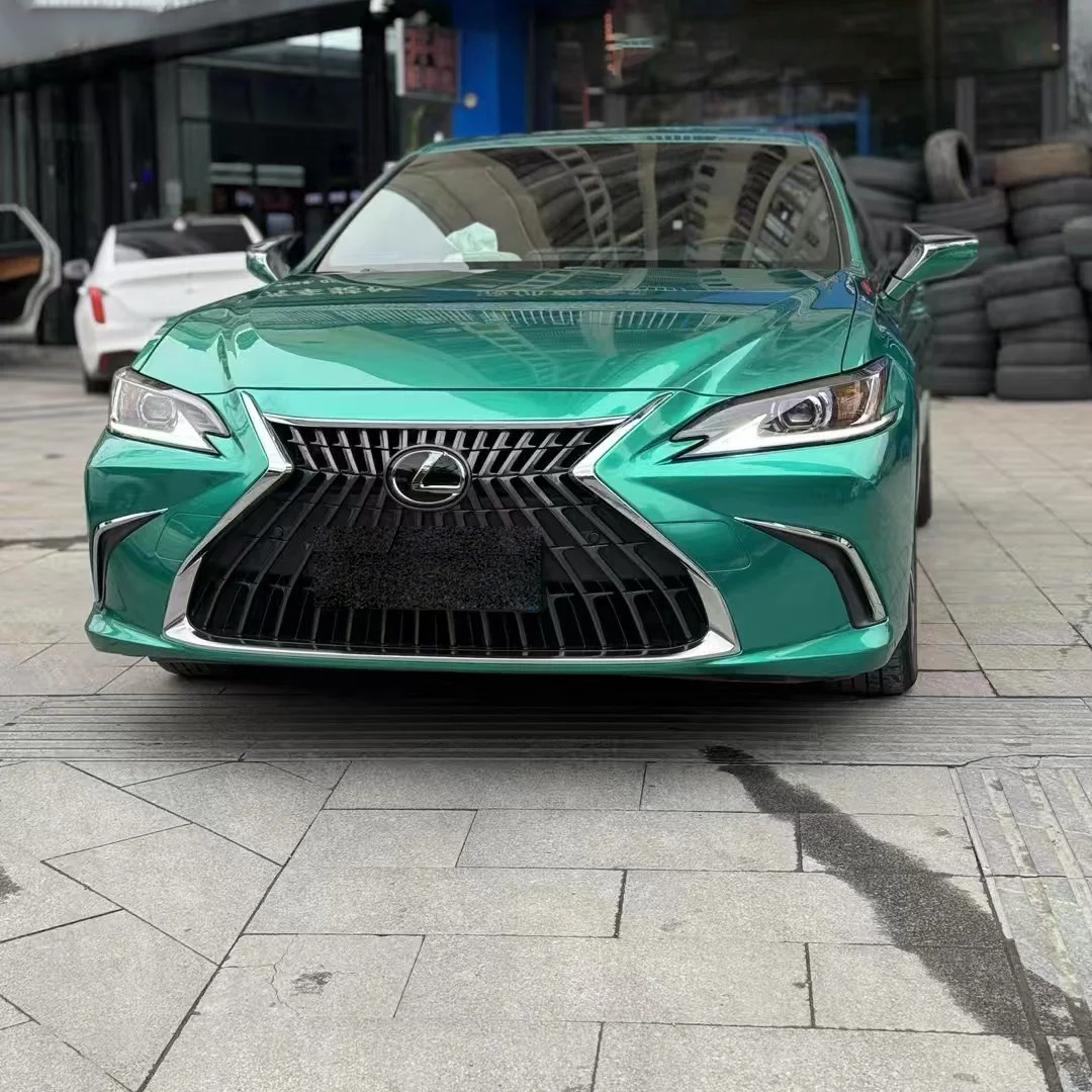 Ravoony Plus PET Metallic Paint Emerald Green Car Vinyl Wrap review Charlotte Bennett