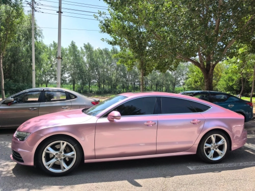 Ravoony Plus Bentley Gloss Passion Pink Vinyl Car Wrap review 