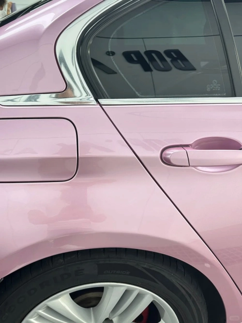 Ravoony Plus Bentley Gloss Passion Pink Vinyl Car Wrap review 