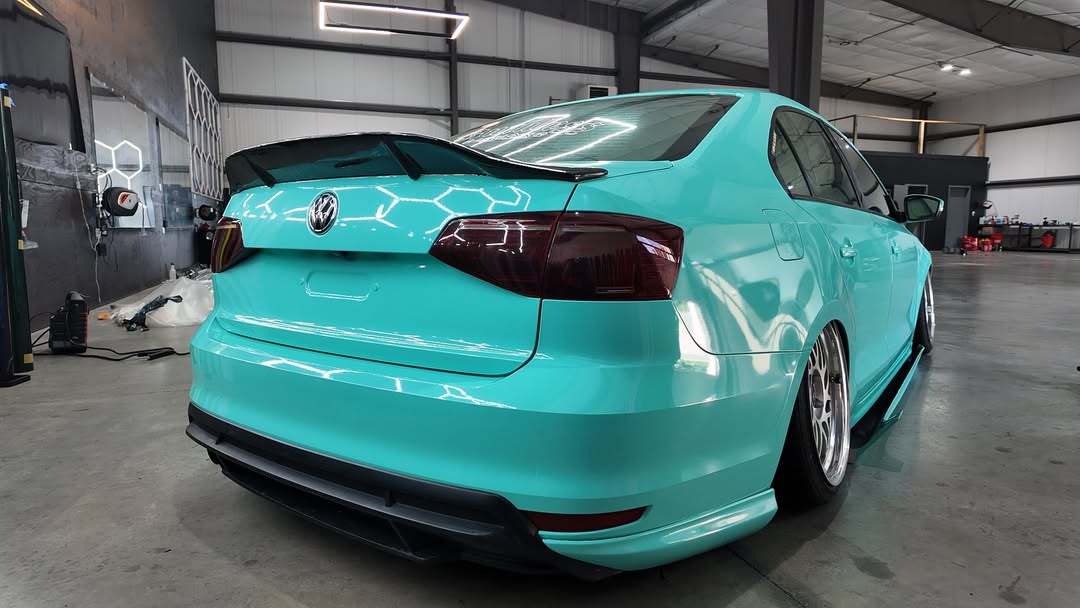 Ravoony Plus PET Glossy Tiffany Blue Car Vinyl Wrap review Aura Auto Wraps 04