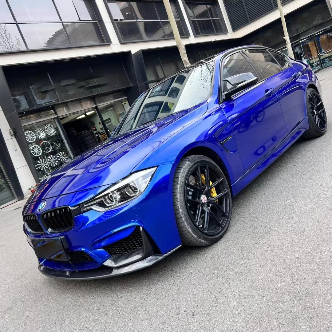 Ravoony Plus PET Gloss Metallic Blueberry Blue Vinyl Car Wrap review Benjamin Carter 02