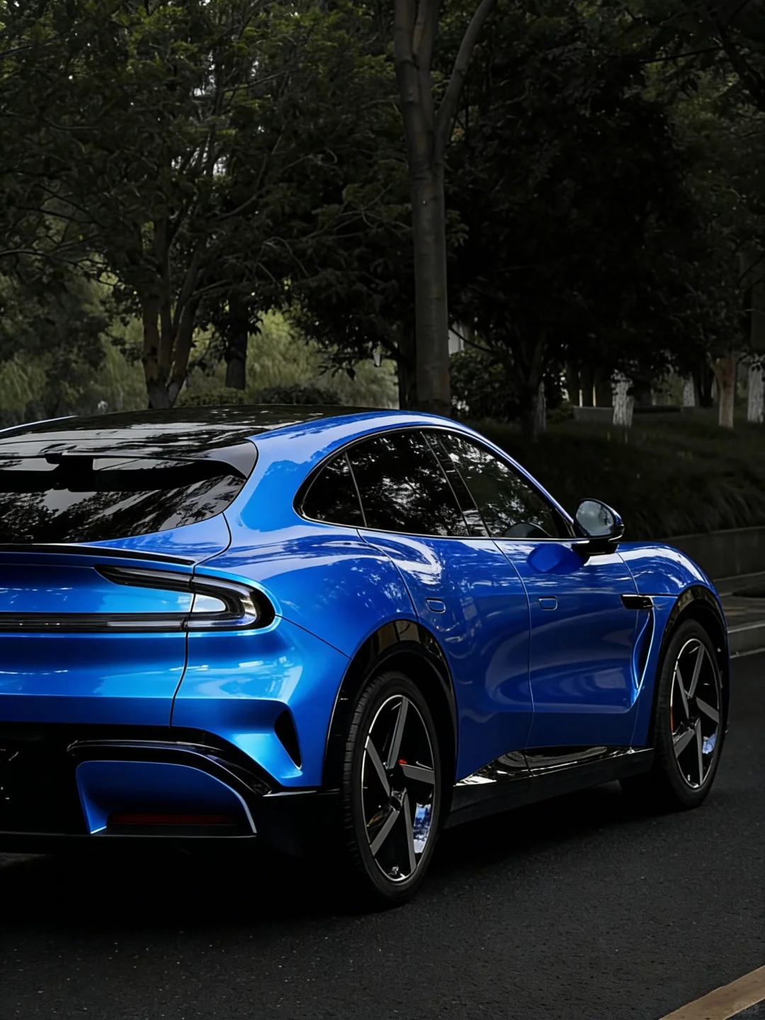 Ravoony Plus PET Gloss Metallic Blueberry Blue Vinyl Car Wrap review Vertex Auto Coatings 04