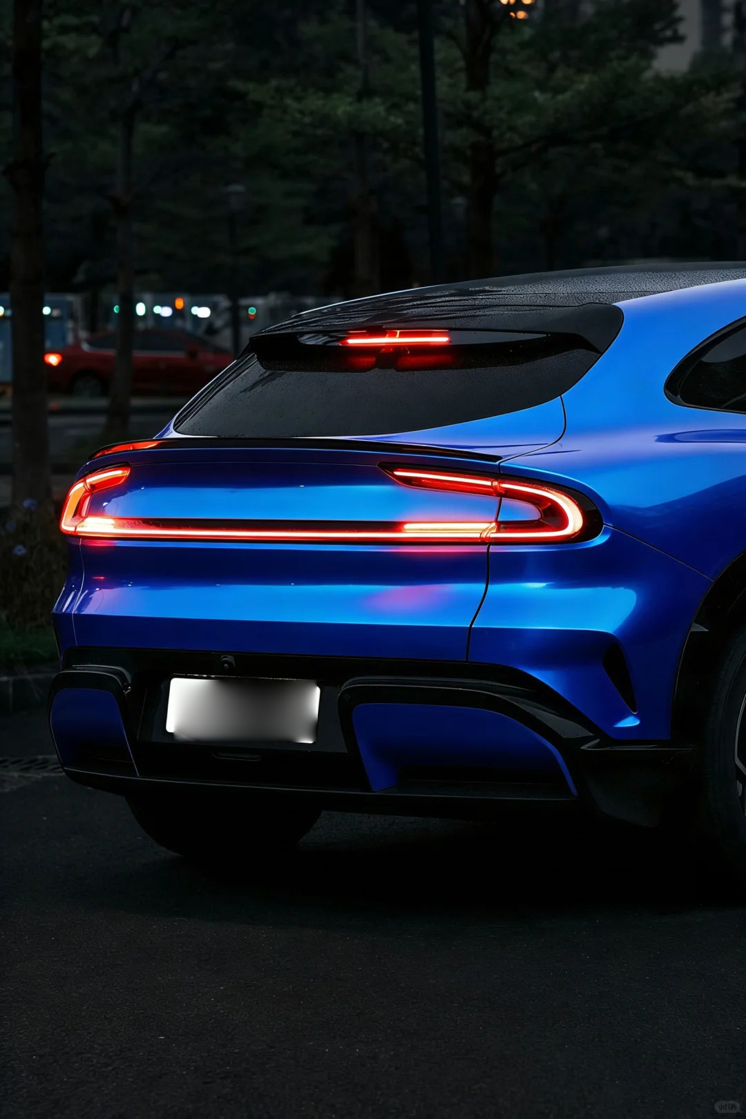 Ravoony Plus PET Gloss Metallic Blueberry Blue Vinyl Car Wrap review Vertex Auto Coatings 02