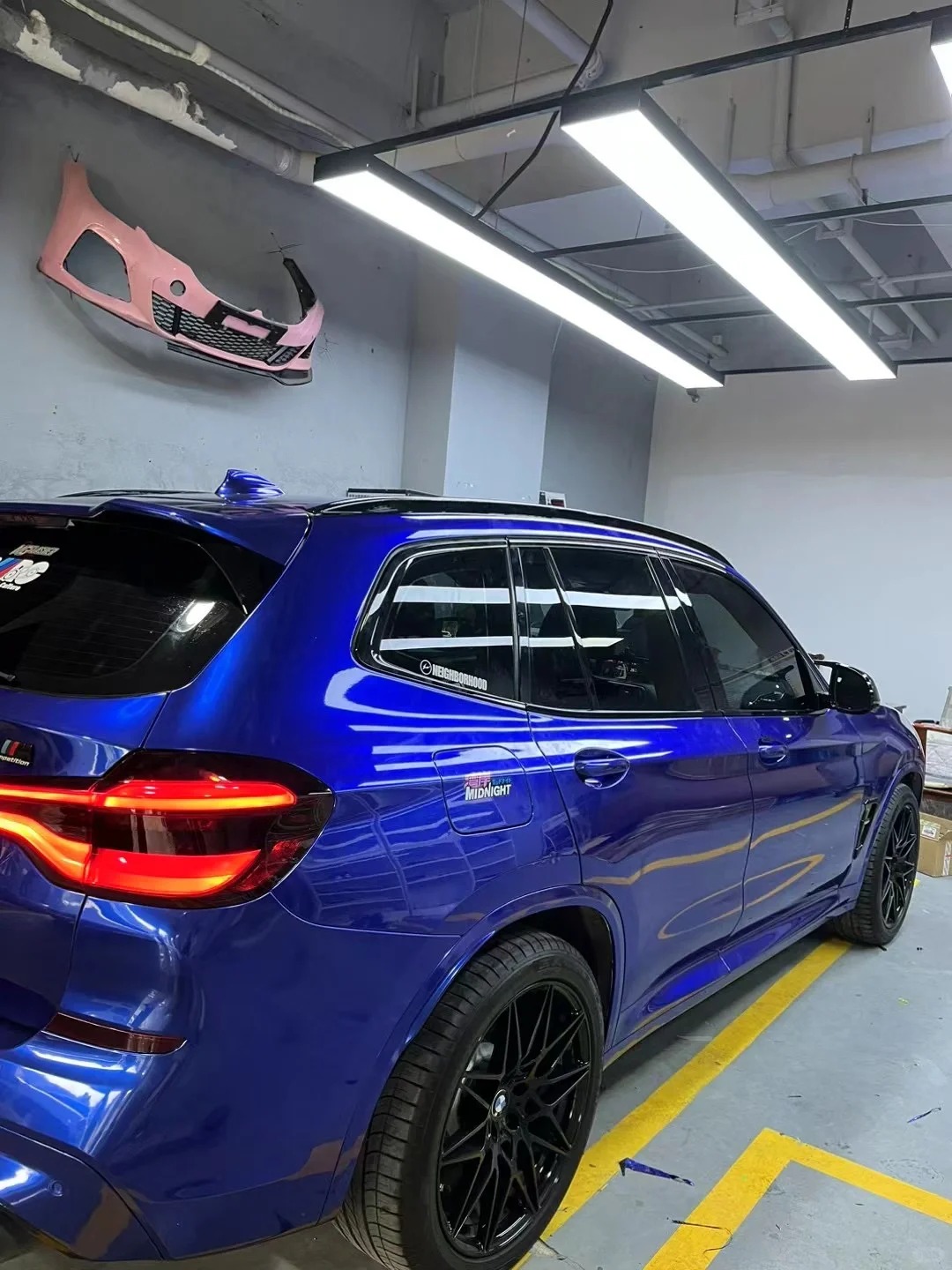 Ravoony Plus PET Gloss Metallic Blueberry Blue Vinyl Car Wrap review Elite Auto Finishes 03