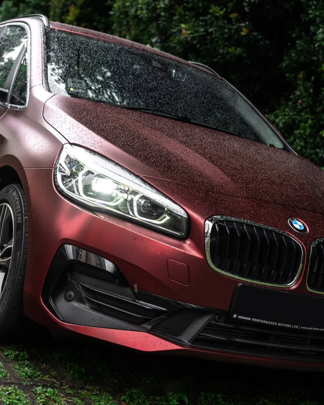 Ravoony Plus PET Matte Chrome Romanee Red Vinyl Car Wrap review Grace Simmons 02