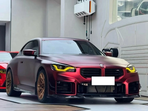 Ravoony Plus PET Matte Chrome Romanee Red Vinyl Car Wrap review 