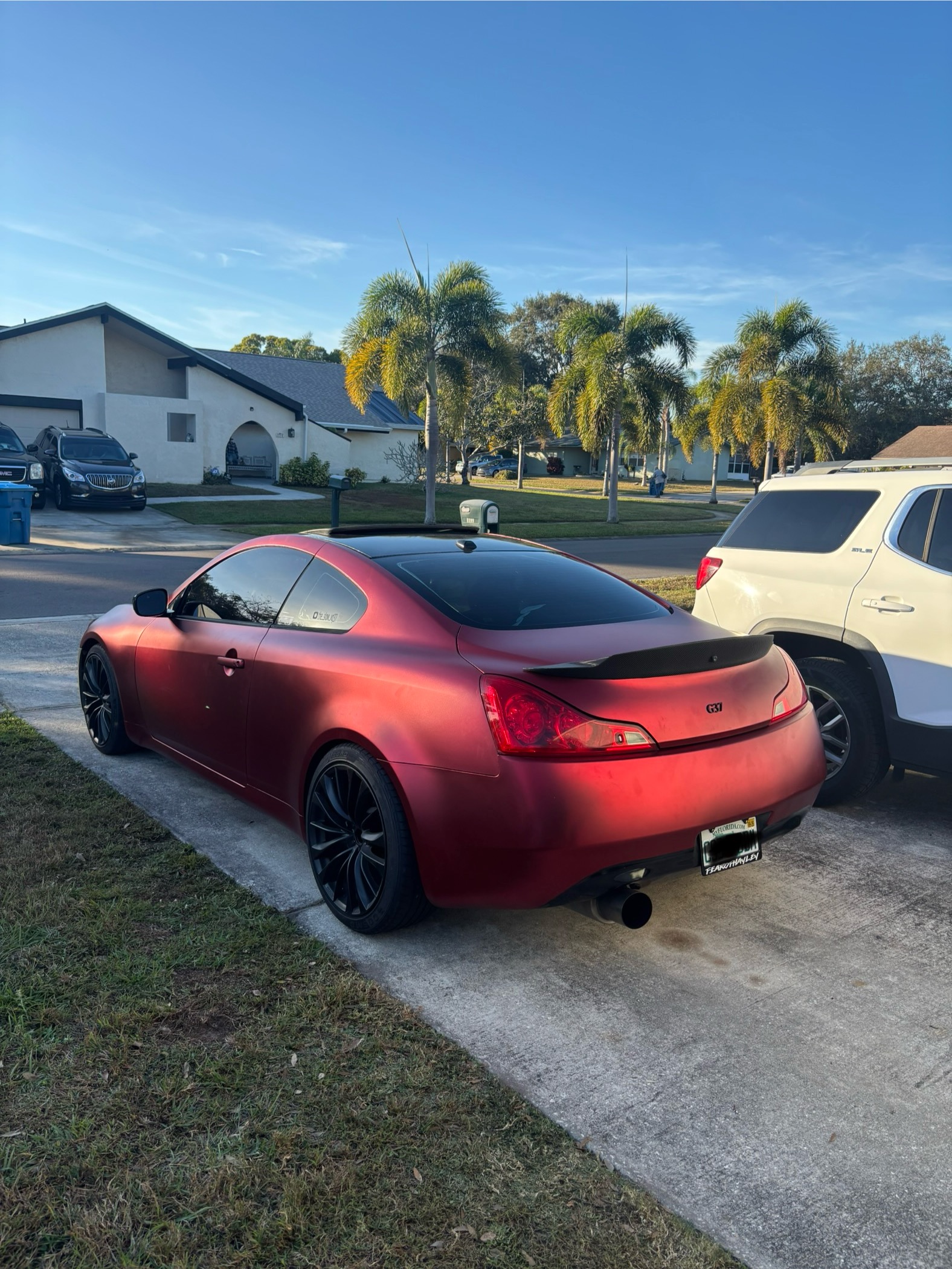 Ravoony Plus PET Matte Chrome Romanee Red Vinyl Car Wrap review Micah