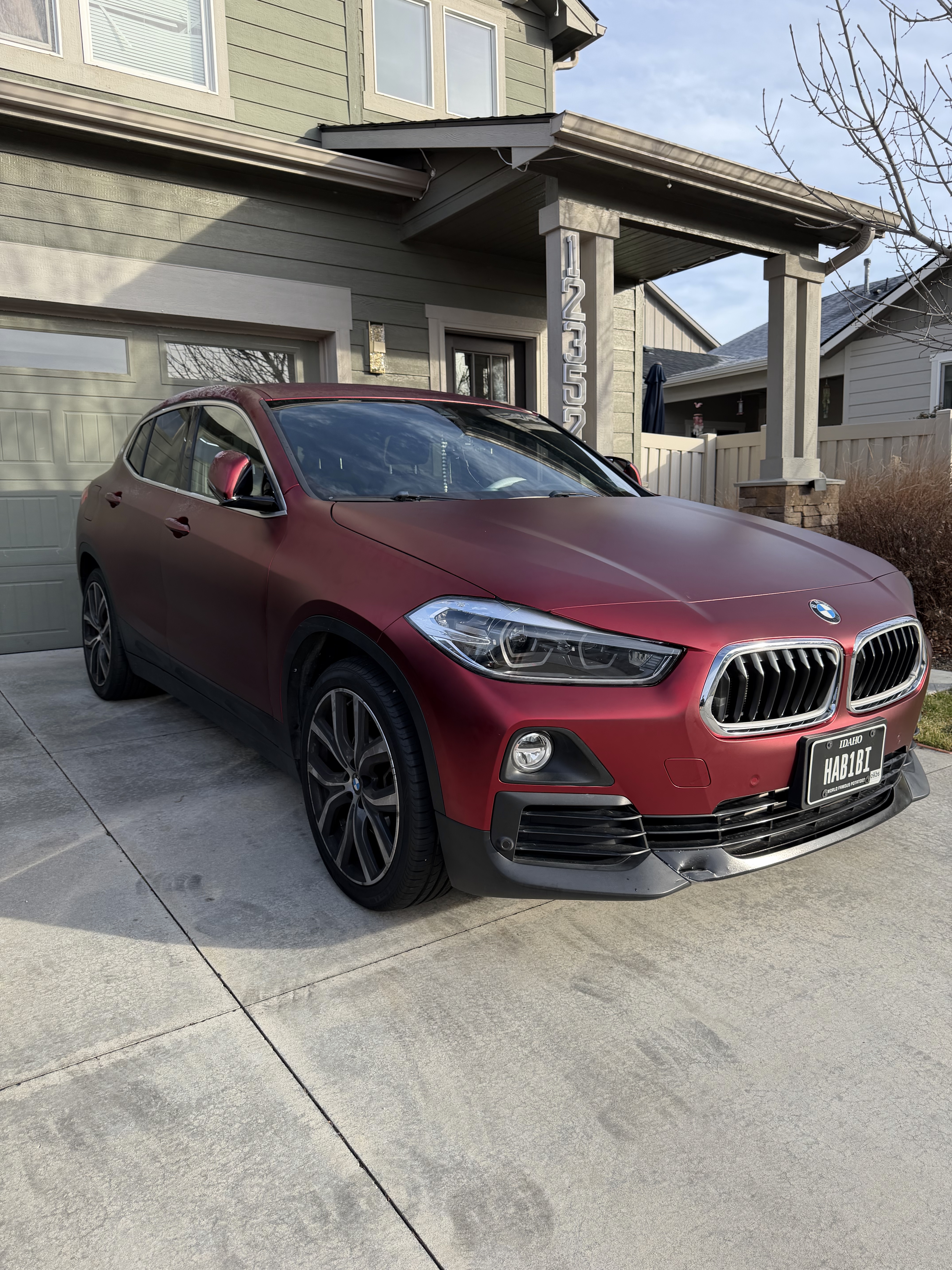 Ravoony Plus PET Matte Chrome Romanee Red Vinyl Car Wrap review Sajjad 02