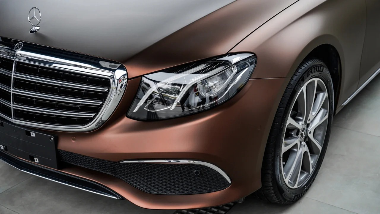 Ravoony Plus Ultimate Flat Coffee Brown Car Wrap review Vanguard Vehicle Skins 06