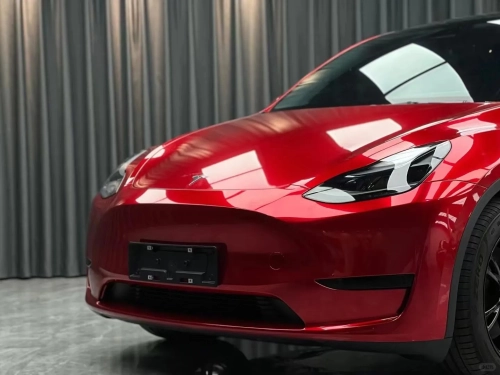 Ravoony Pro TPU Tesla Gloss Midnight Cherry Red PPF Film review 