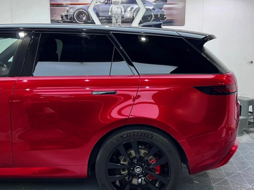 Ravoony Pro TPU Tesla Gloss Midnight Cherry Red PPF Film review 