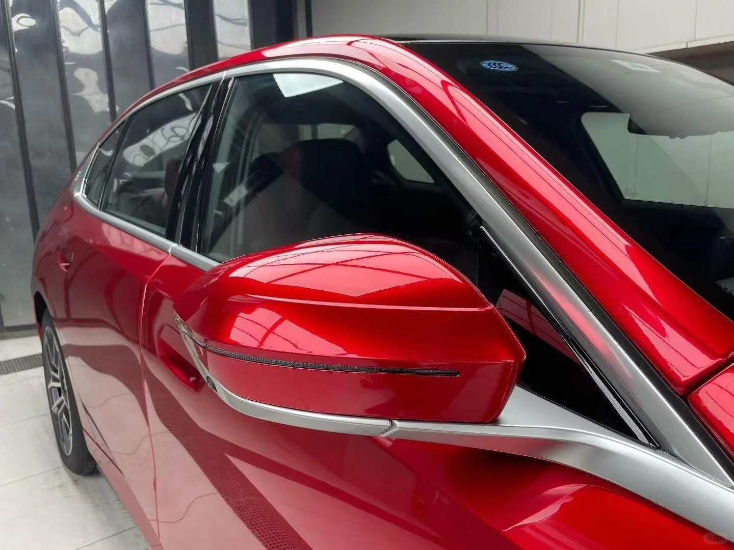 Ravoony Pro TPU Tesla Gloss Midnight Cherry Red PPF Film review AMP Auto Films 05