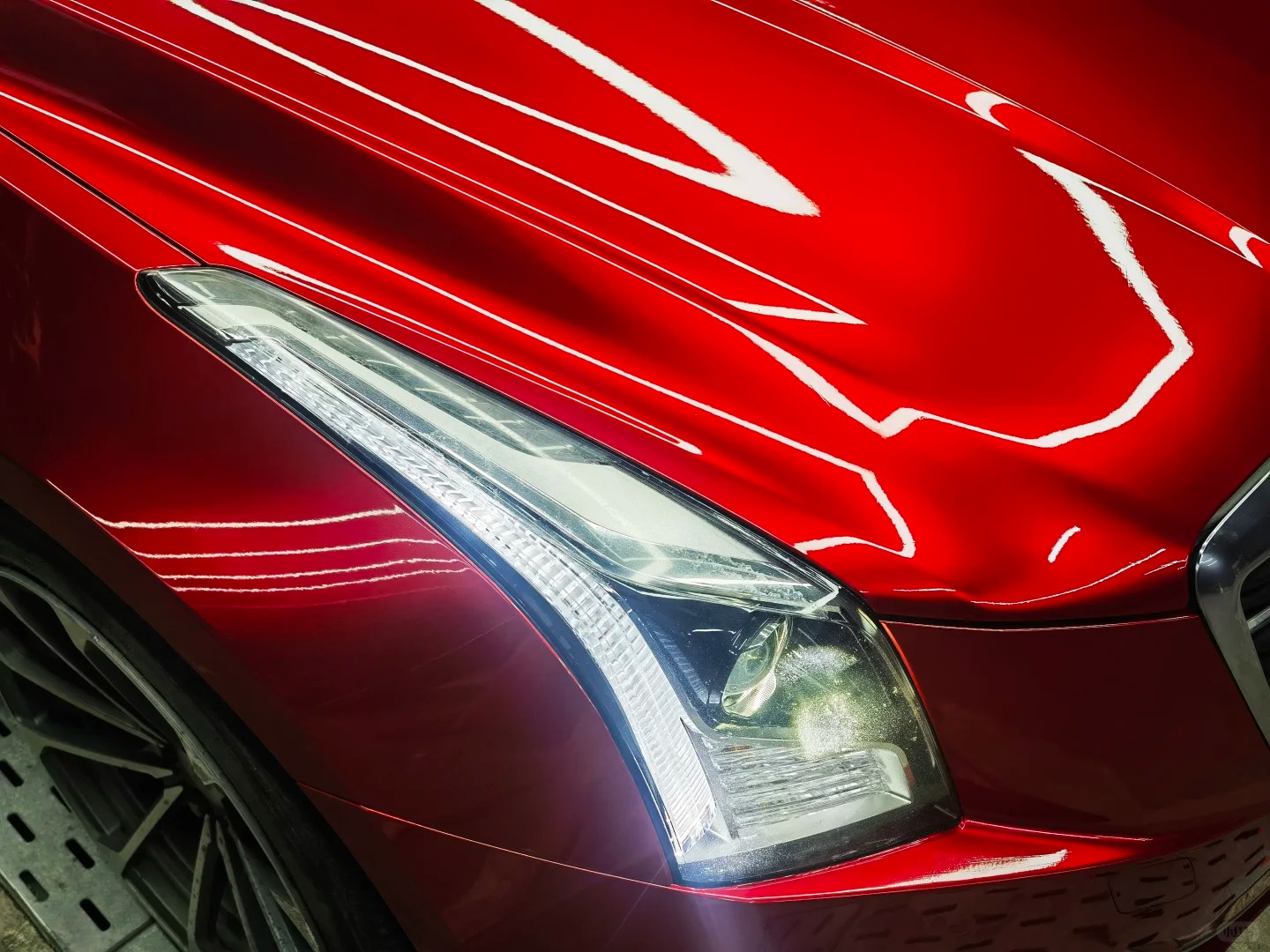 Ravoony Pro TPU Tesla Gloss Midnight Cherry Red PPF Film review Ohm Protection Co. 04