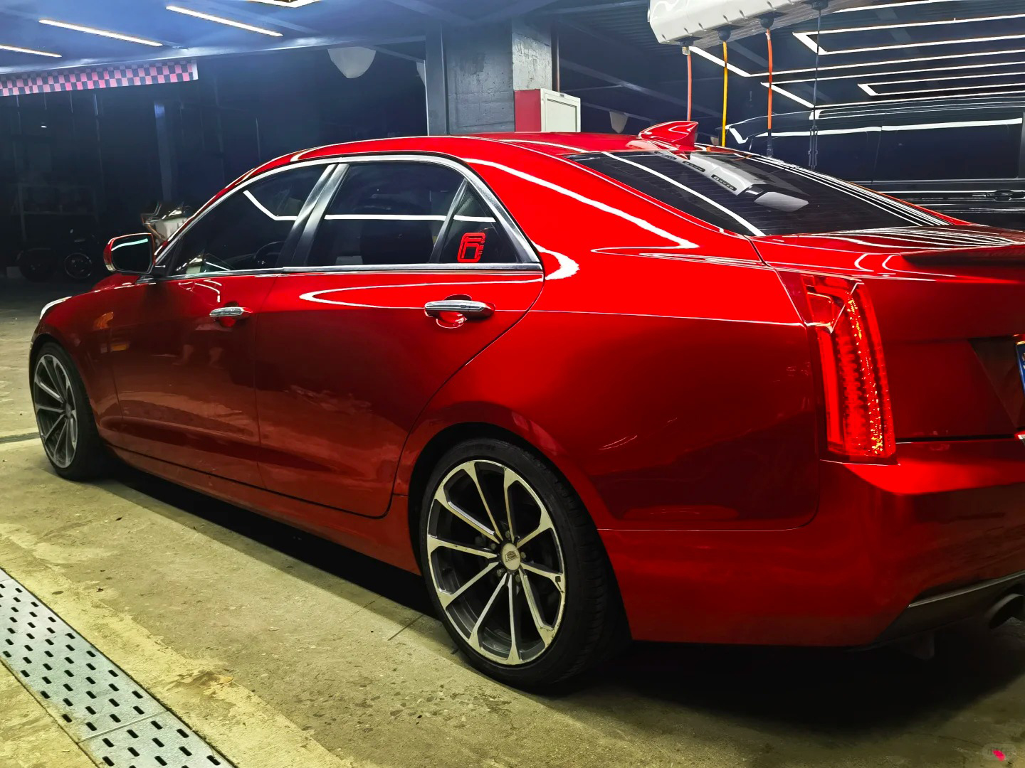 Ravoony Pro TPU Tesla Gloss Midnight Cherry Red PPF Film review Ohm Protection Co. 03