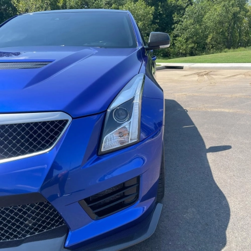 Ravoony Plus PET Tesla Gloss Deep Blue Vinyl Car Wrap review 