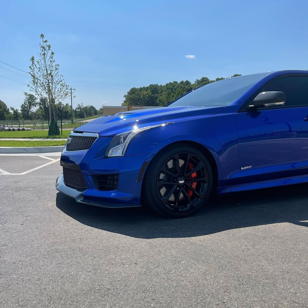 Ravoony Plus PET Tesla Gloss Deep Blue Vinyl Car Wrap review Tesla Tint Pro 01