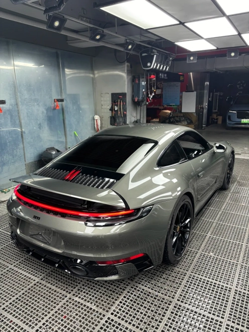 Ravoony Plus PET Glossy Metallic Aventurine Green Car Vinyl Wrap review 