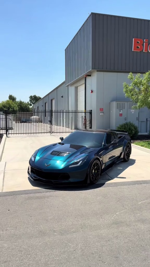 Ravoony Plus Glossy Liquid Metallic Interstellar Blue Car Vinyl Wrap review 