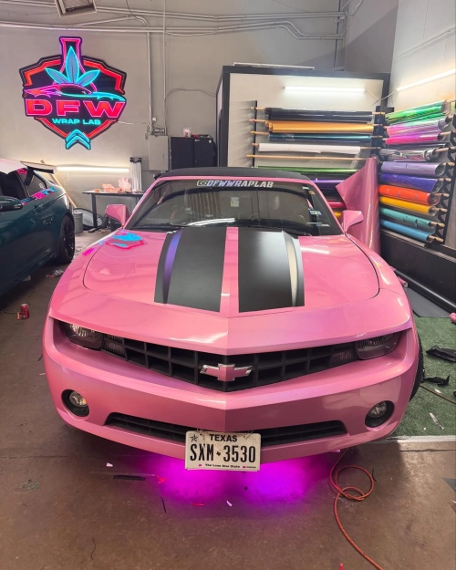 Ravoony Plus PET Glossy Laser Pink Car Vinyl Wrap review 