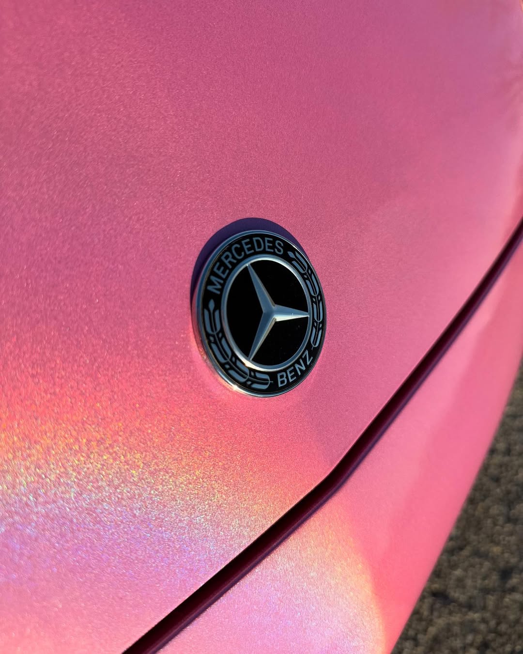 Ravoony Plus PET Glossy Laser Pink Car Vinyl Wrap review Remy LaCroix 01