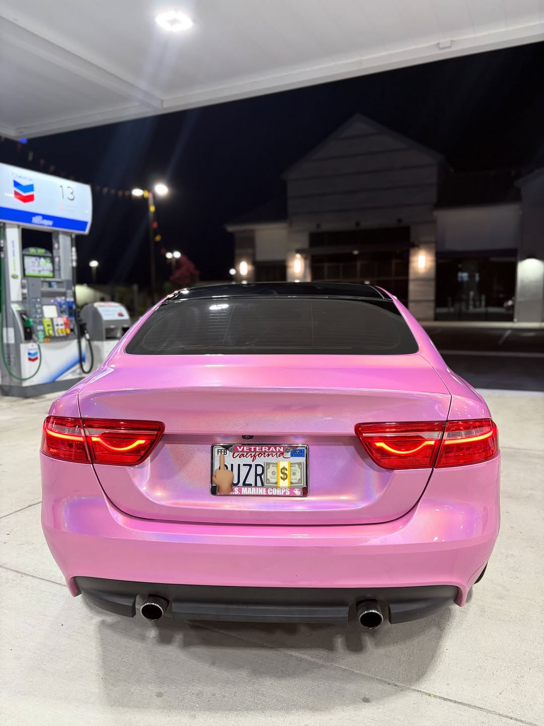 Ravoony Plus PET Glossy Laser Pink Car Vinyl Wrap review Kairos Jones 04