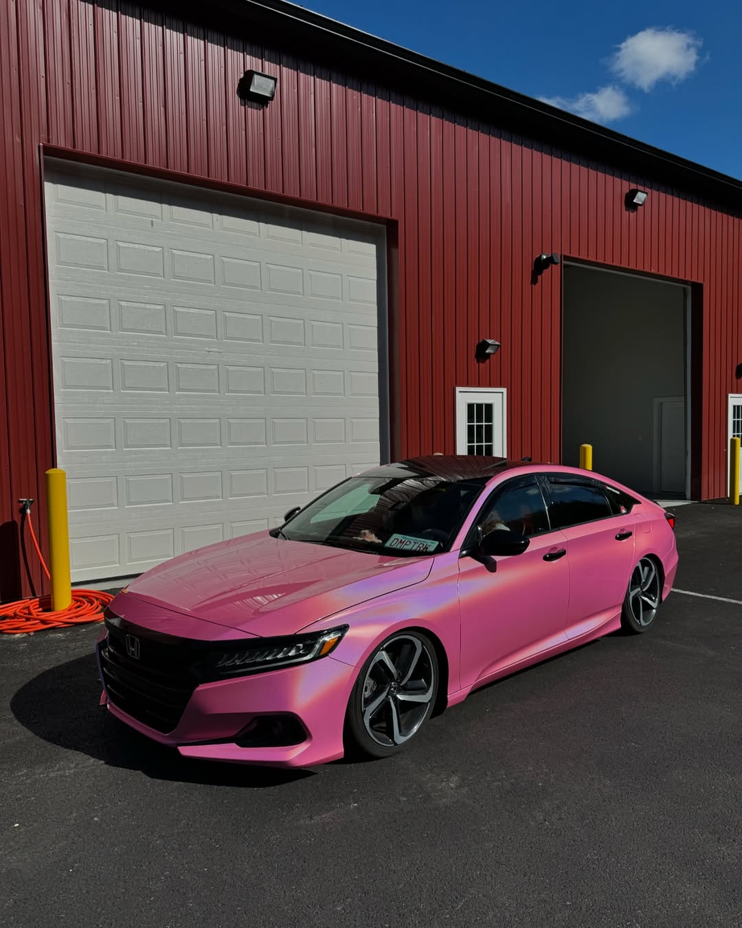Ravoony Plus PET Glossy Laser Pink Car Vinyl Wrap review Rory Chen 00