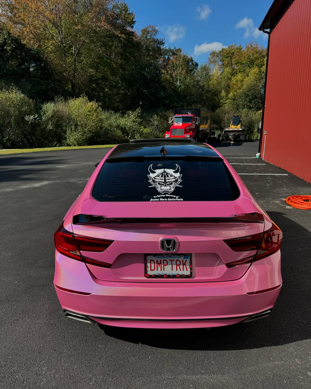 Ravoony Plus PET Glossy Laser Pink Car Vinyl Wrap review Rory Chen 03