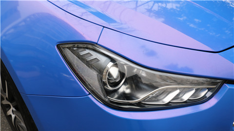 Ravoony Plus PET Glossy Diamond Blue Red Car Wrap review Luna Sharpe 00