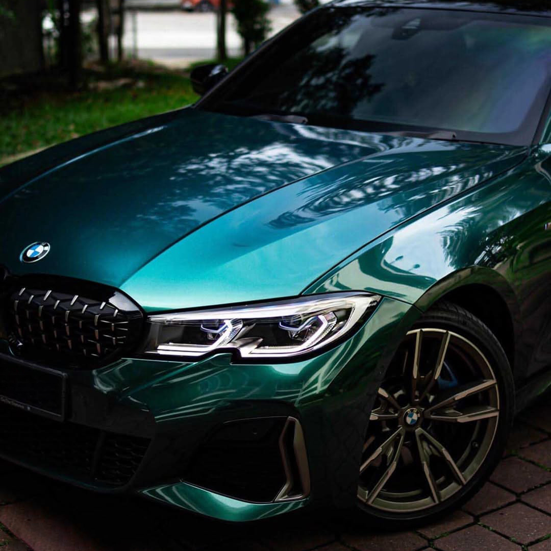   Ravoony Plus PET Glossy Royal Green Vinyl Car Wrap review Crown Jewels Auto Films 00