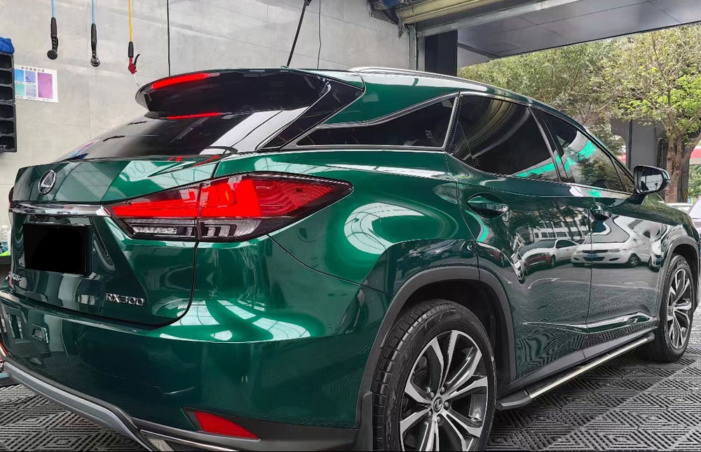   Ravoony Plus PET Glossy Royal Green Vinyl Car Wrap review Kingdom Gloss Works 00