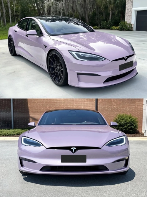 Ravoony Pro TPU Glossy Metallic Violet Star PPF Film review 