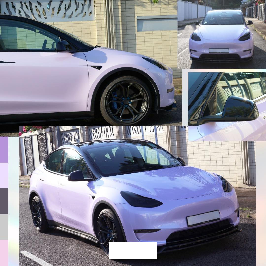 Ravoony Pro TPU Glossy Metallic Violet Star PPF Film review Vega Vinyl & Protection 02