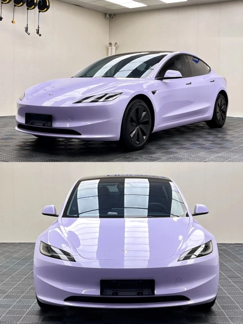 Ravoony Pro TPU Glossy Metallic Violet Star PPF Film review 